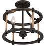 Quoizel Frontier 13" Wide Imperial Bronze Ceiling Light