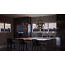 7_Quoizel Fusion 24 3/4" Wide Black and Wood 6-Light Pendant Light more views