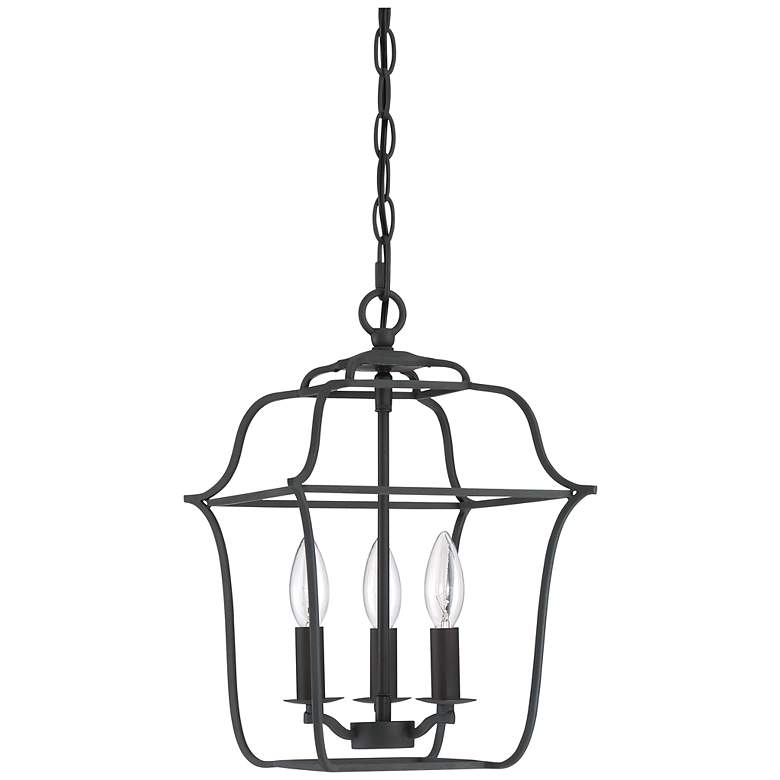 Image 6 Quoizel Gallery 10" Wide Royal Ebony 3-Light Mini Pendant more views