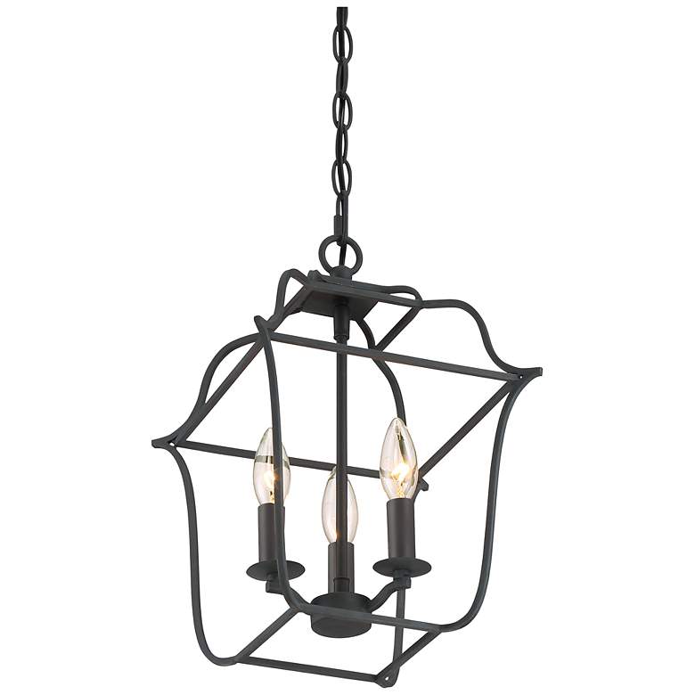 Image 7 Quoizel Gallery 10" Wide Royal Ebony 3-Light Mini Pendant more views
