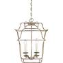 3_Quoizel Gallery 14" Wide Century Silver Leaf 4-Light Pendant more views