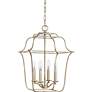 5_Quoizel Gallery 14" Wide Century Silver Leaf 4-Light Pendant more views
