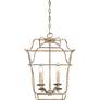 6_Quoizel Gallery 14" Wide Century Silver Leaf 4-Light Pendant more views