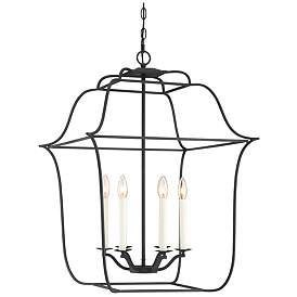 Image1 of Quoizel Gallery 22" Wide Royal ebony 8-Light Chandelier