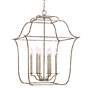 Thumbnail2 of Quoizel Gallery 22"W Century Silver Leaf 6-Light Chandelier more views
