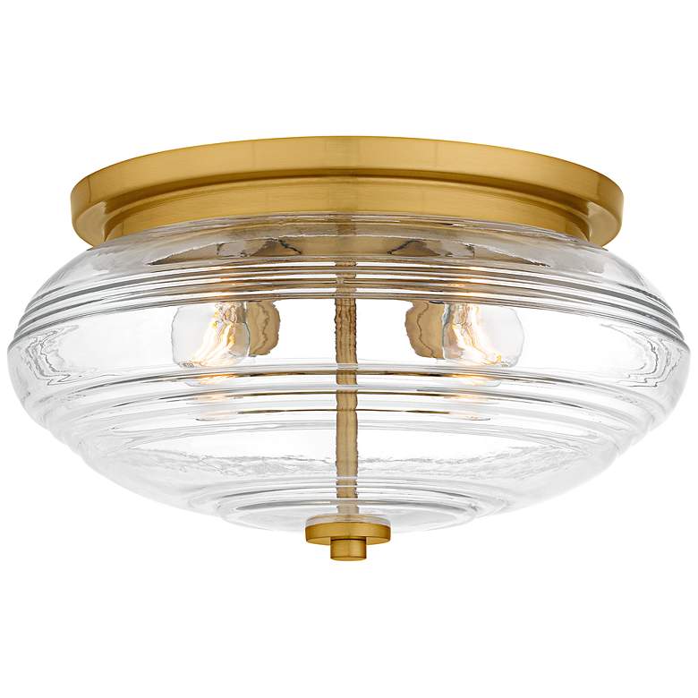 Image 1 Quoizel Gatonby 16" Wide 4-Light Brushed Gold Ceiling Light