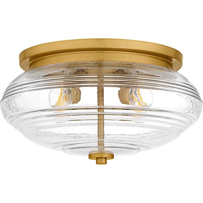 Image 2 Quoizel Gatonby 16" Wide 4-Light Brushed Gold Ceiling Light more views