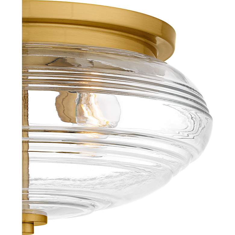 Image 5 Quoizel Gatonby 16" Wide 4-Light Brushed Gold Ceiling Light more views