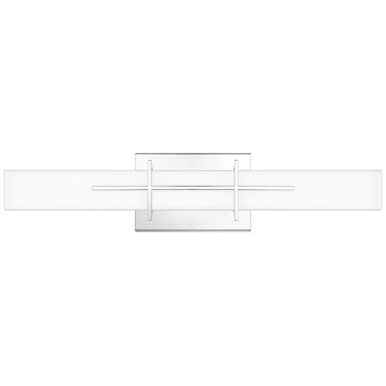 Image 2 Quoizel Gemini 22 1/2 inch Wide Polished Chrome LED Bath Light