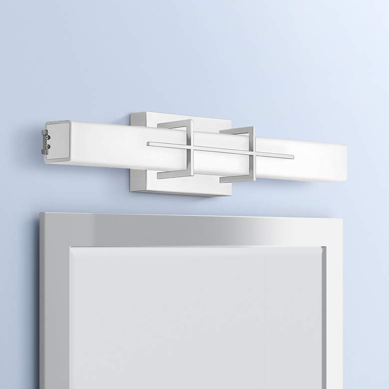 Image 1 Quoizel Gemini 22 1/2" Wide Polished Chrome LED Bath Light
