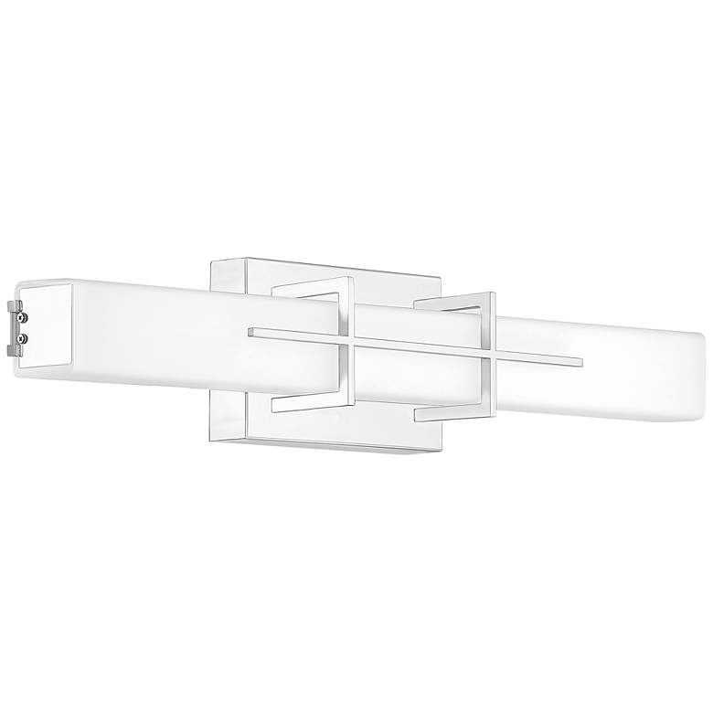 Image 3 Quoizel Gemini 22 1/2" Wide Polished Chrome LED Bath Light more views