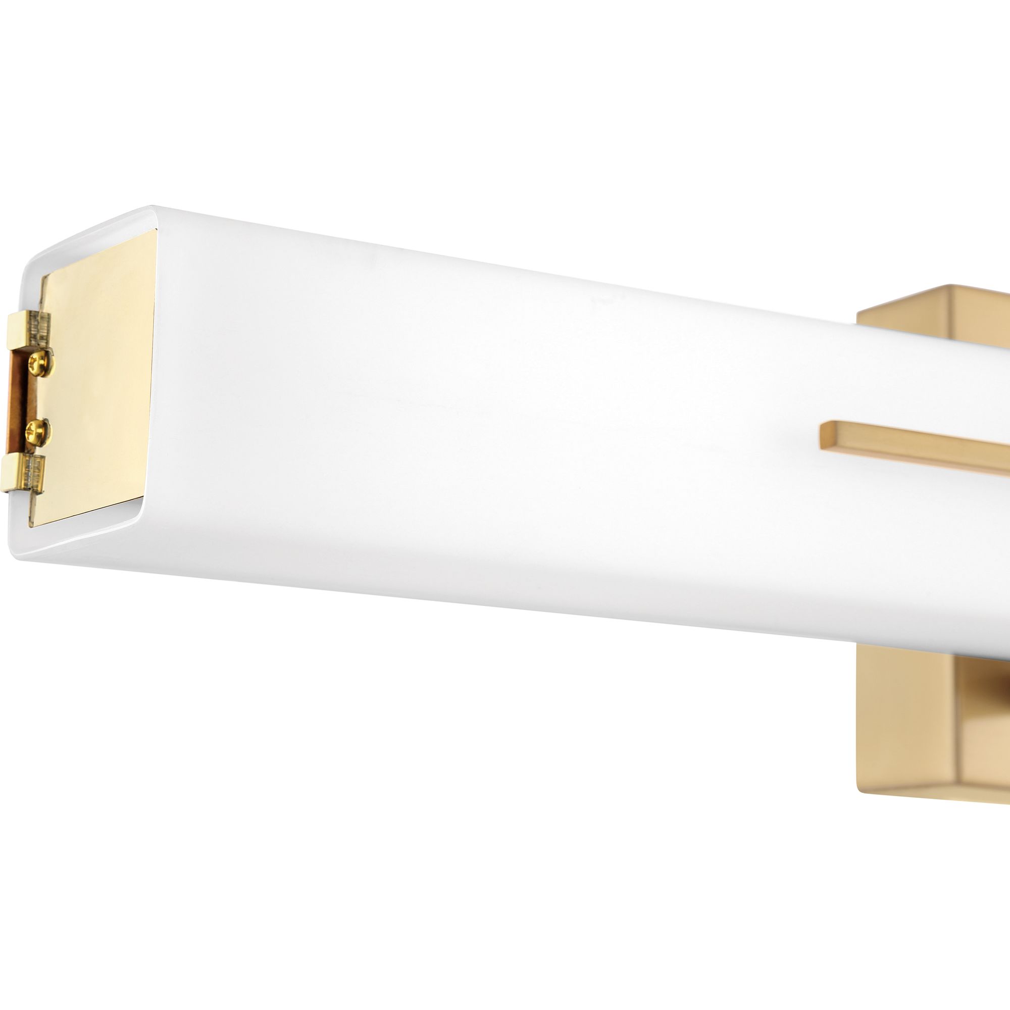Quoizel Gemini 28 1/4" Wide Aged Brass LED Bath Light