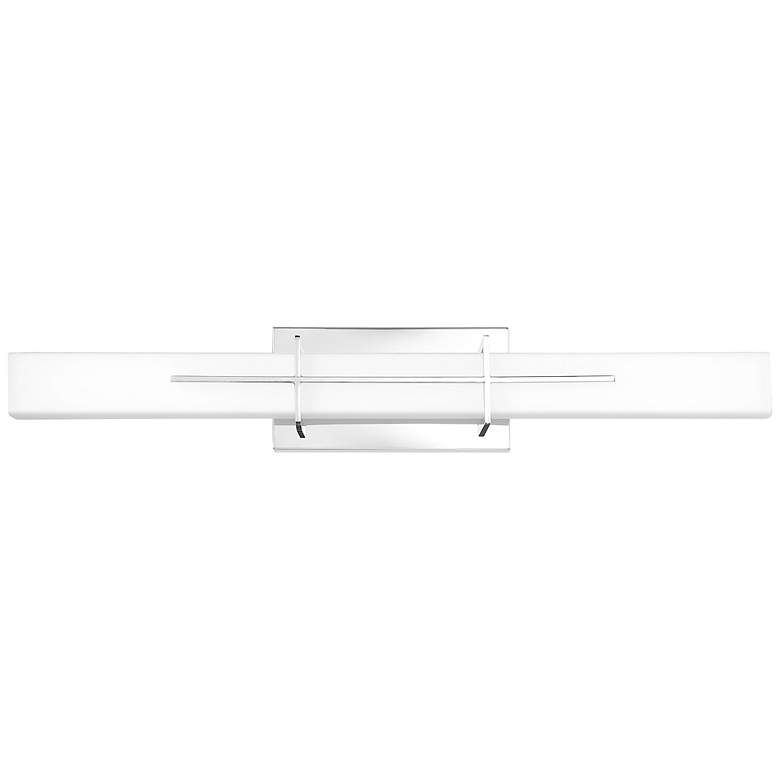 Image 2 Quoizel Gemini 28 1/4 inch Wide Polished Chrome LED Bath Light