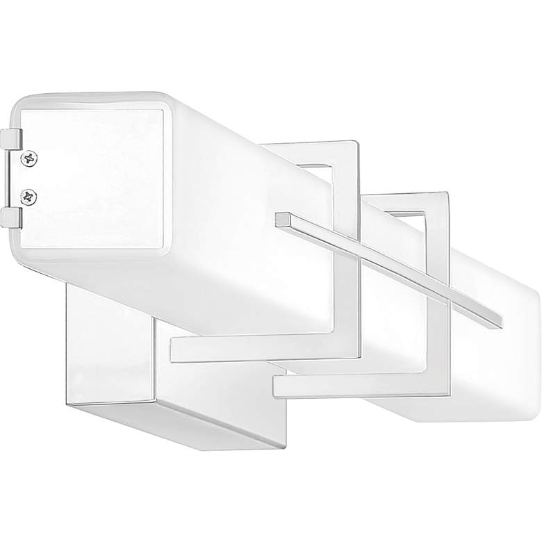 Image 4 Quoizel Gemini 28 1/4" Wide Polished Chrome LED Bath Light more views