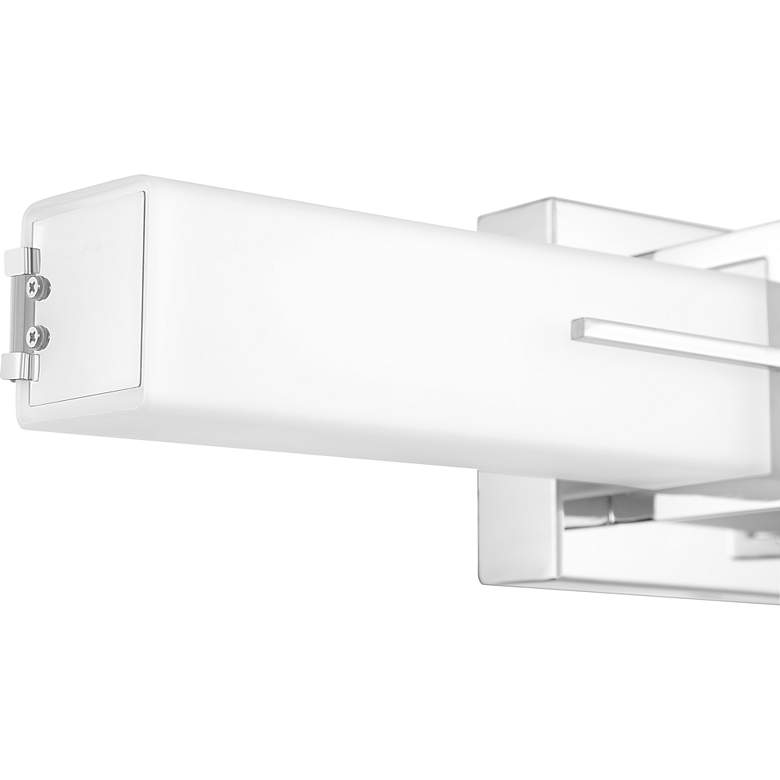 Image 5 Quoizel Gemini 28 1/4" Wide Polished Chrome LED Bath Light more views