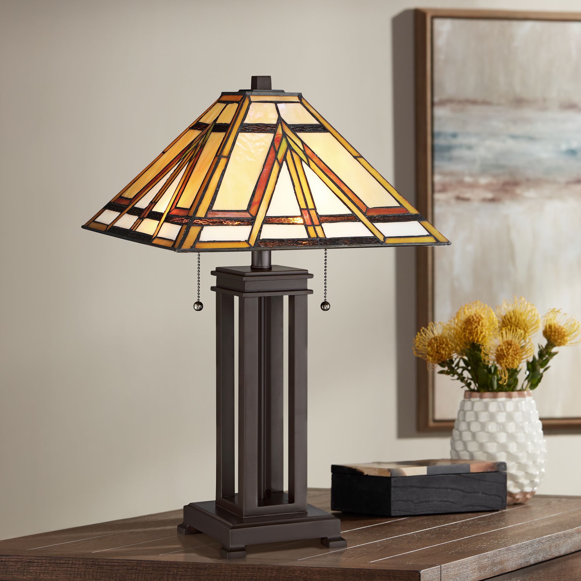 2 light hot sale table lamp