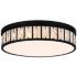 Quoizel Gibson 14 3/4" Wide Matte Black LED Ceiling Light
