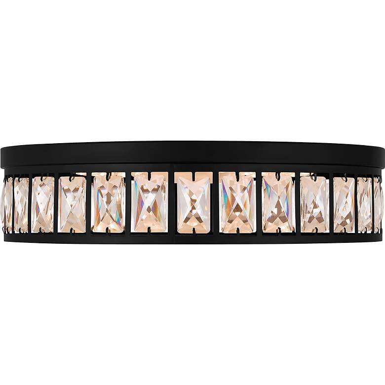 Image 3 Quoizel Gibson 14 3/4" Wide Matte Black LED Ceiling Light more views