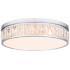 Quoizel Gibson 14 3/4"W Polished Chrome LED Ceiling Light