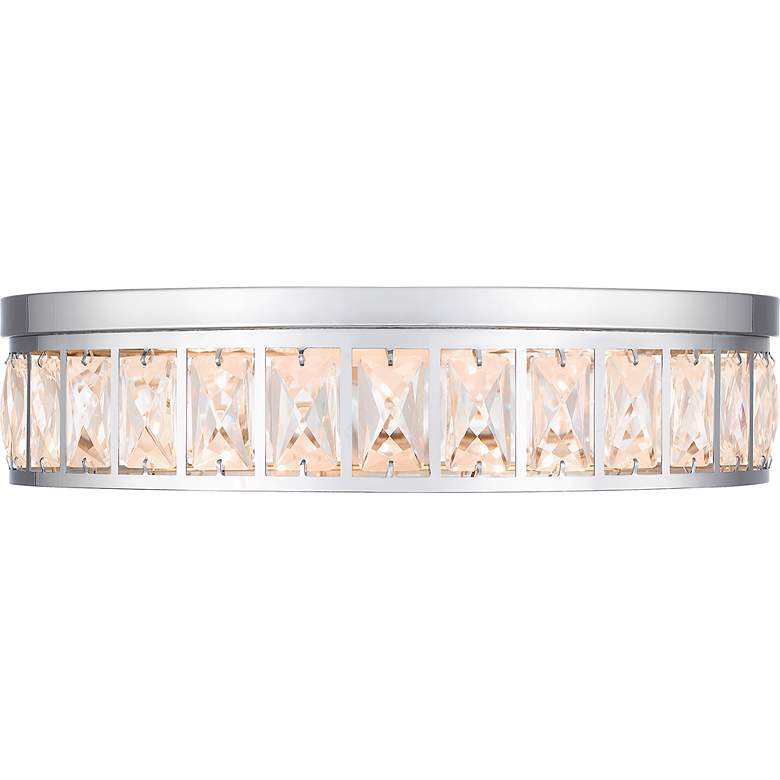 Image 3 Quoizel Gibson 14 3/4"W Polished Chrome LED Ceiling Light more views
