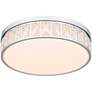 4_Quoizel Gibson 14 3/4"W Polished Chrome LED Ceiling Light more views