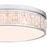 5_Quoizel Gibson 14 3/4"W Polished Chrome LED Ceiling Light more views