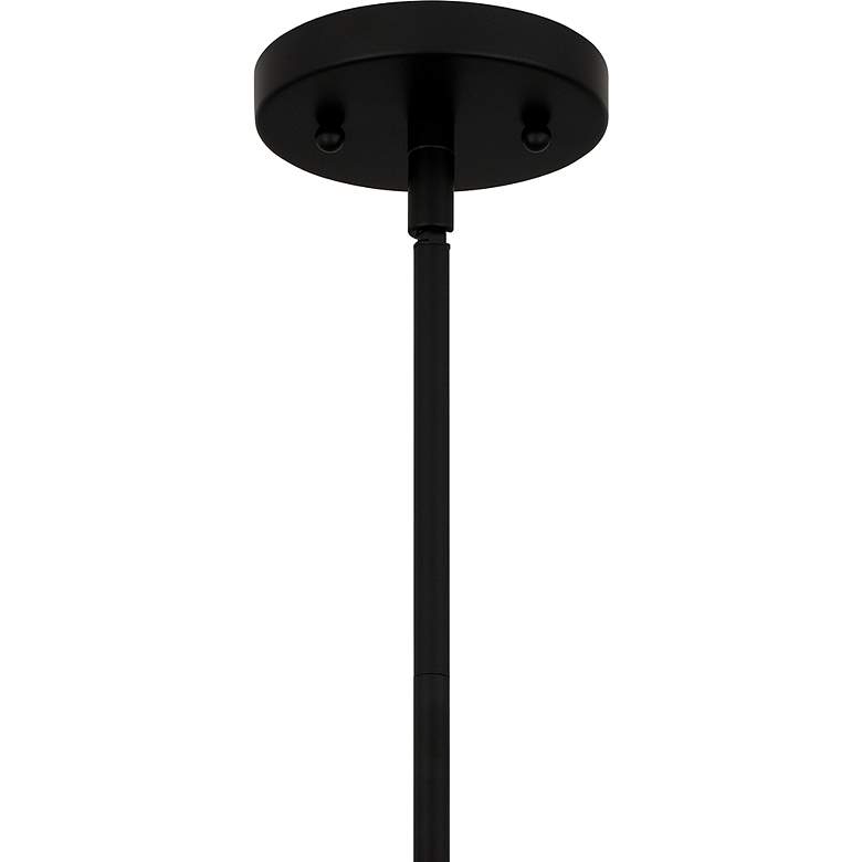 Image 6 Quoizel Gibson 20" Wide Matte Black Drum Pendant Light more views