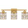 2_Quoizel Gibson 21 1/4" Wide Aged Brass 3-Light Bath Light more views