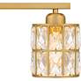 5_Quoizel Gibson 21 1/4" Wide Aged Brass 3-Light Bath Light more views
