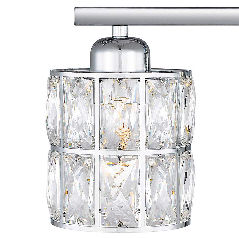 Image 4 Quoizel Gibson 21 1/4 inchW Polished Chrome 3-Light Bath Light more views