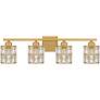 4_Quoizel Gibson 29 1/2" Wide Aged Brass 4-Light Bath Light more views