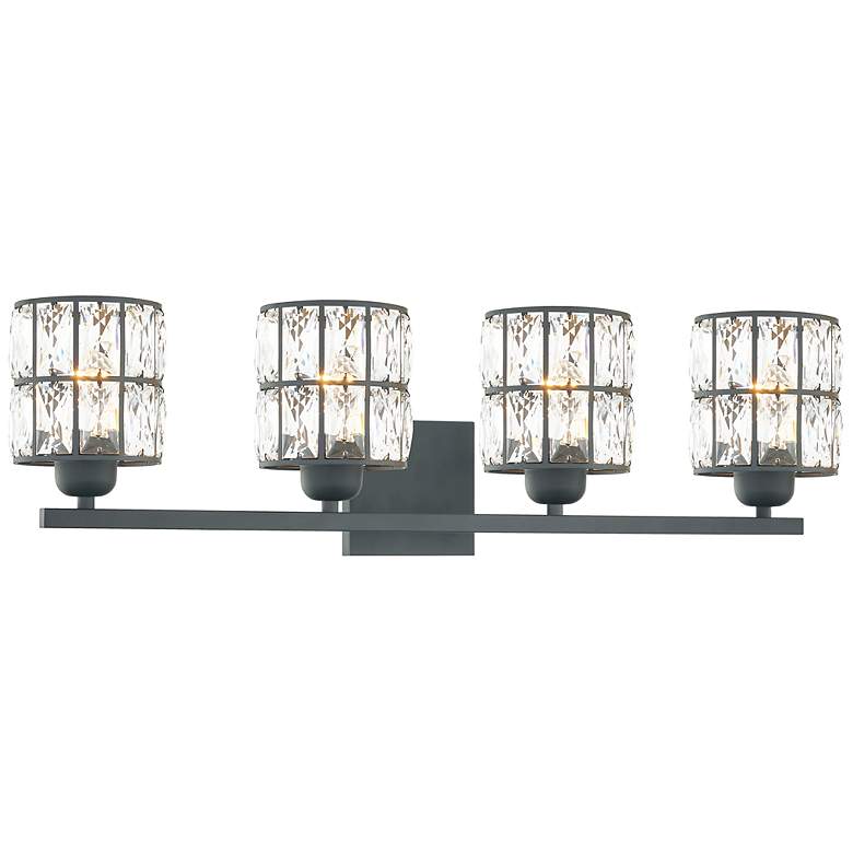 Image 3 Quoizel Gibson 29 1/2" Wide Matte Black 4-Light Bath Light more views