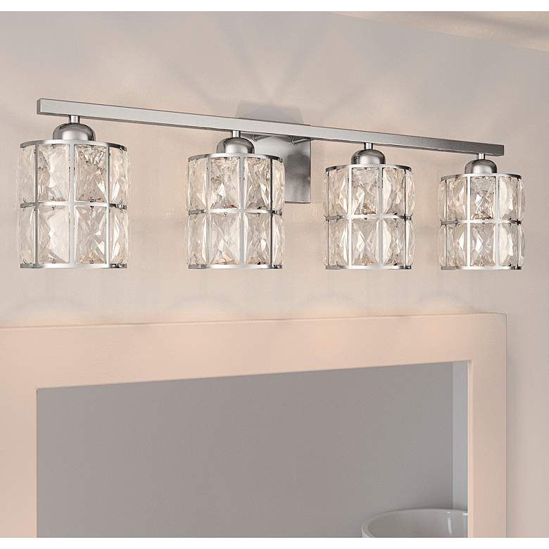 Image 1 Quoizel Gibson 29 1/2 inchW Polished Chrome 4-Light Bath Light