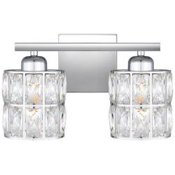 Quoizel Gibson 8&quot; High Polished Chrome 2-Light Wall Sconce
