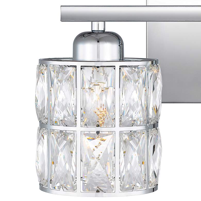 Image 4 Quoizel Gibson 8" High Polished Chrome 2-Light Wall Sconce more views