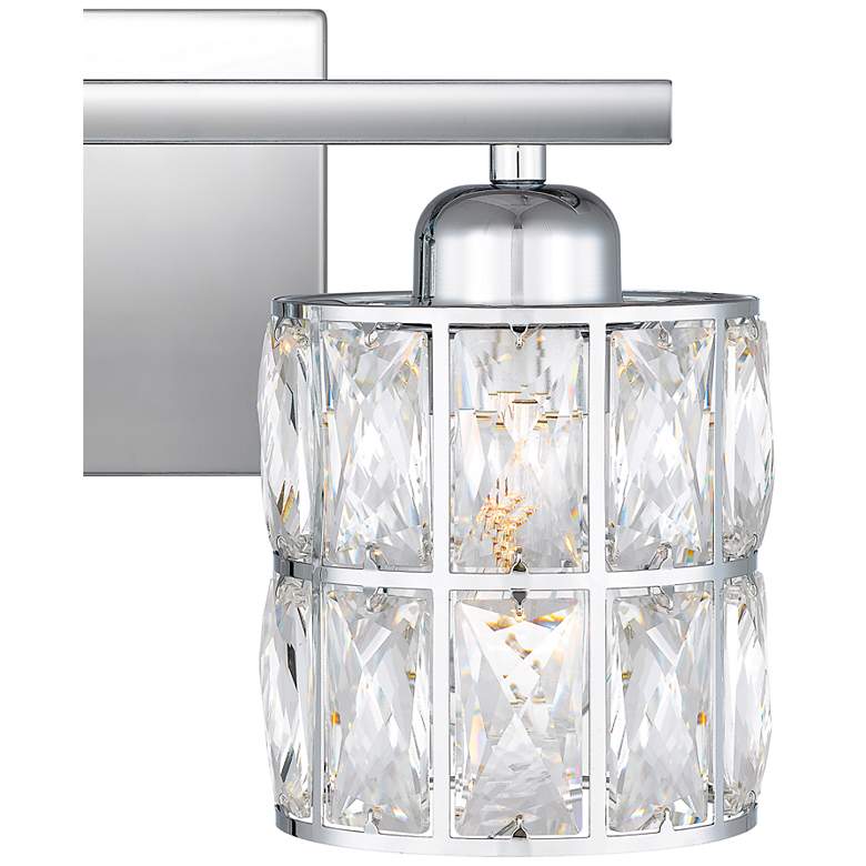 Image 5 Quoizel Gibson 8" High Polished Chrome 2-Light Wall Sconce more views
