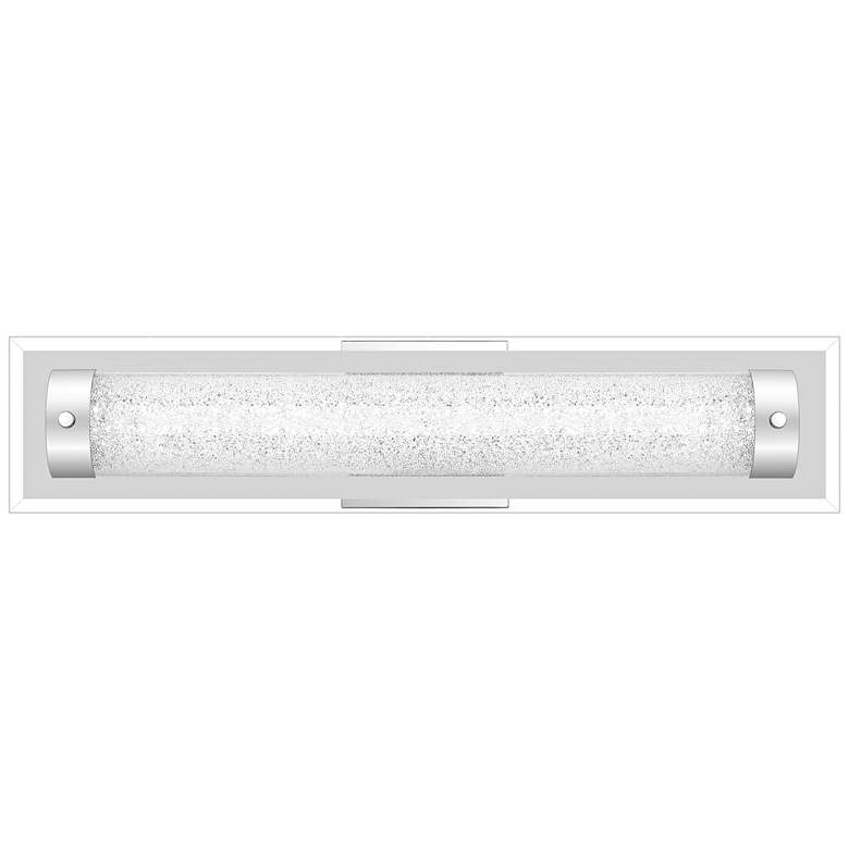 Image 1 Quoizel Glitz 21 3/4 inch Wide Polished Chrome LED Bath Light