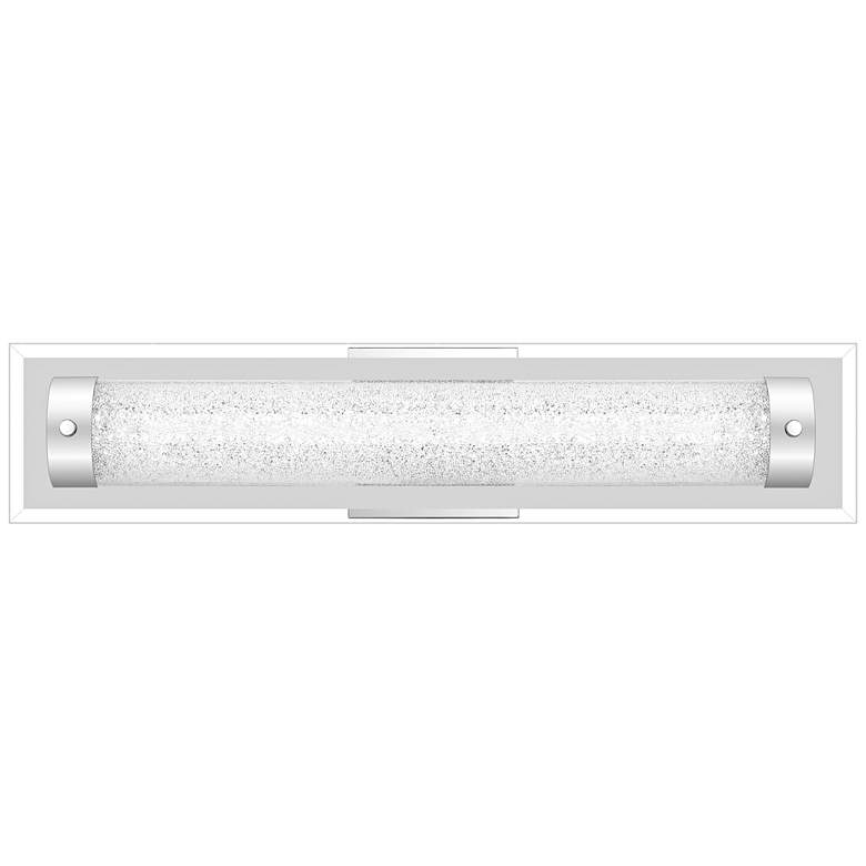 Image 1 Quoizel Glitz 21 3/4" Wide Polished Chrome LED Bath Light