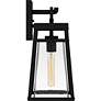 4_Quoizel Godfrey 17 1/4" High Glass and Matte Black Outdoor Lantern more views