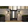 6_Quoizel Godfrey 17 1/4" High Glass and Matte Black Outdoor Lantern more views
