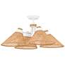 2_Quoizel Graft 24" Wide Matte White Ceiling Light
