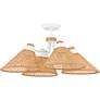 4_Quoizel Graft 24" Wide Matte White Ceiling Light more views
