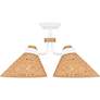 5_Quoizel Graft 24" Wide Matte White Ceiling Light more views