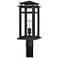 Quoizel Granby 19 1/2" High Earth Black Outdoor Post Light