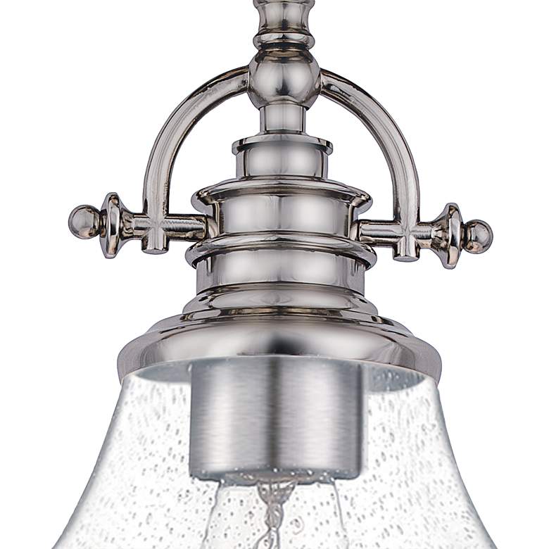Image 3 Quoizel Grant 10 1/2 inch High Brushed Nickel Ceiling Light more views