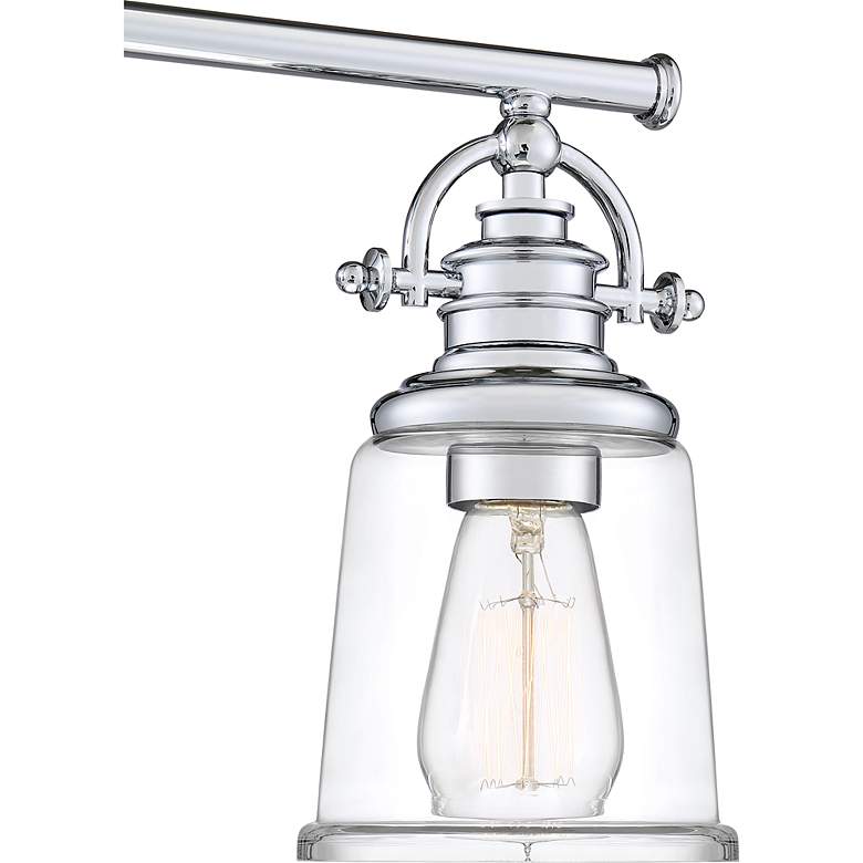 Image 4 Quoizel Grant 23" Wide Polished Chrome 3-Light Bath Light more views