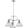 6_Quoizel Grant 24" Wide Brushed Nickel 3-Light Chandelier more views