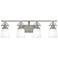 Quoizel Grant 32" Wide Antique Nickel 4-Light Bath Light