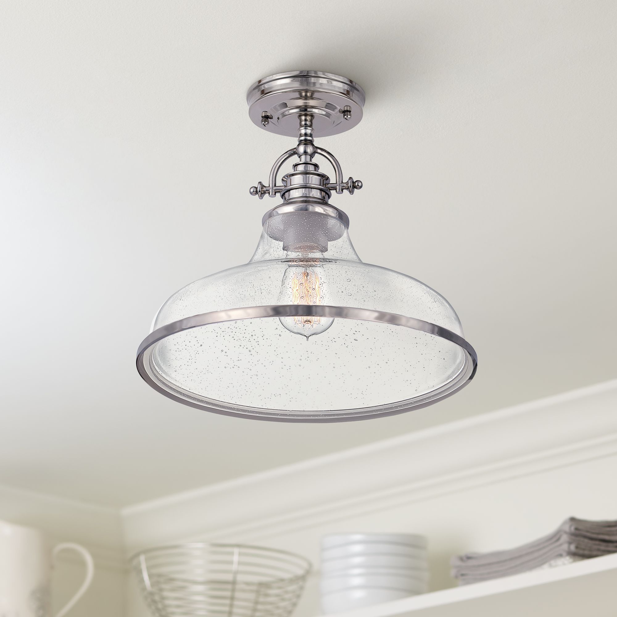 Quoizel Grant Brushed Nickel Collection