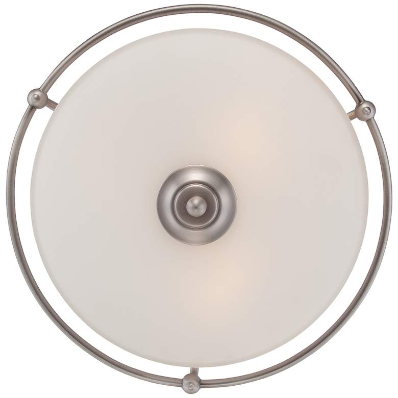 Image 4 Quoizel Griffin 17 inch Wide Large Nickel Floating Ceiling Light more views